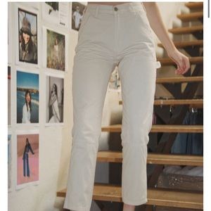 Jane cargo pants white Brandy melville